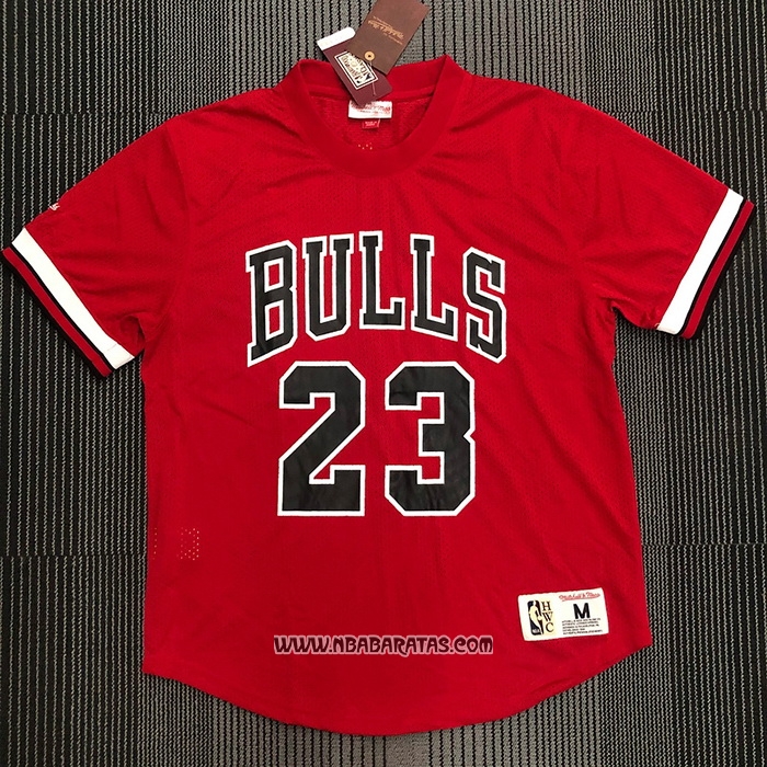 Camiseta Manga Corta Chicago Bulls Michael Jordan #23 Rojo2